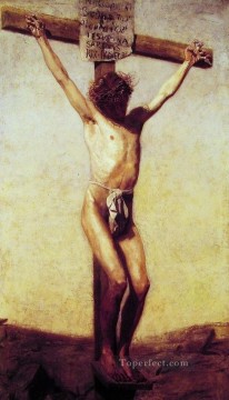 磔刑の信心深いトーマス・イーキンス信心深いキリスト教徒 Oil Paintings
